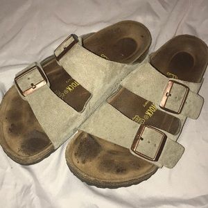 Suede Birkenstocks